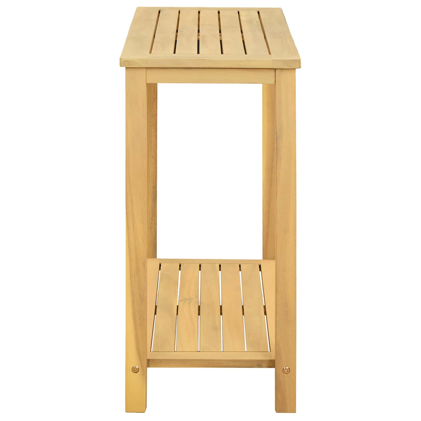 Hagekonsollbord Lett Akasie 80 X 35 X 75 Cm Solid Akasietre