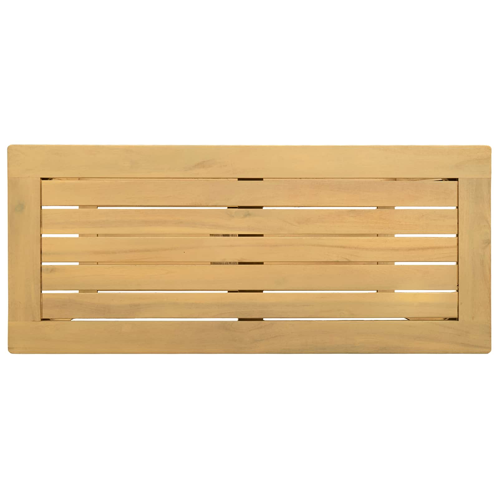 Hagekonsollbord Lett Akasie 80 X 35 X 75 Cm Solid Akasietre
