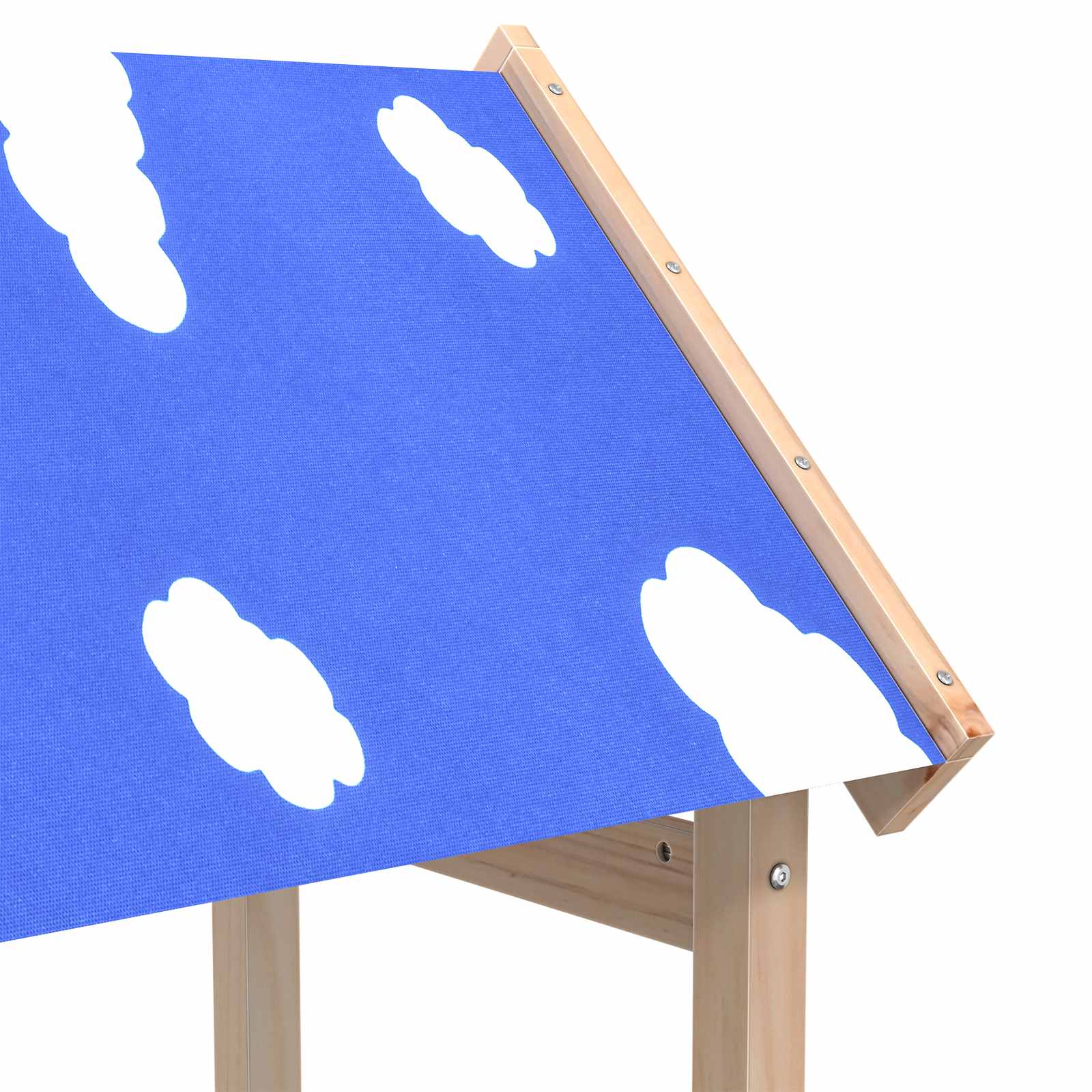 Leketårn Brun 52,5 X 46,5 X 195 Cm Massiv Furu