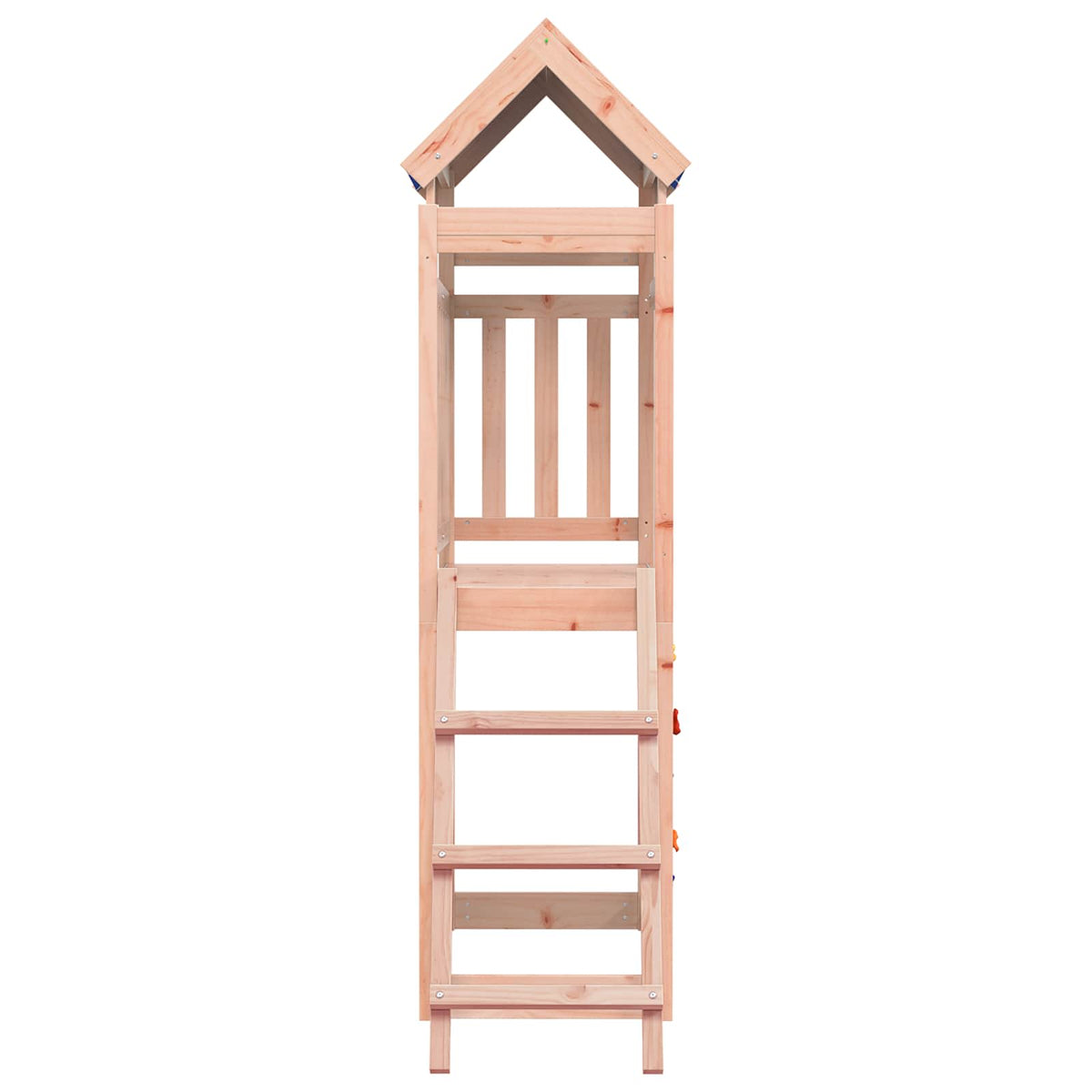 Leketårn Brun 110,5 X 52,5 X 215Cm Massiv Douglasgran