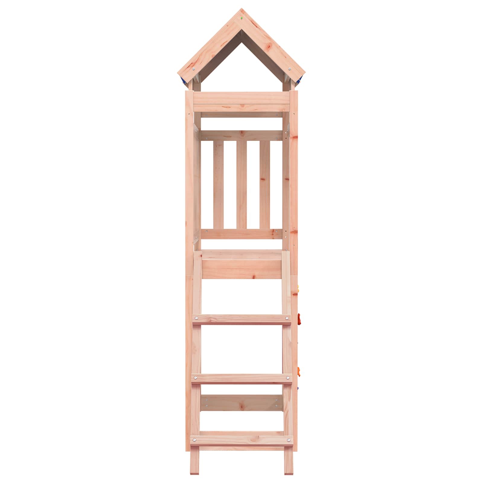 Leketårn Brun 110,5 X 52,5 X 215Cm Massiv Douglasgran