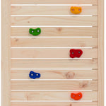 Leketårn Brun 110,5 X 52,5 X 214 Cm Massiv Furu