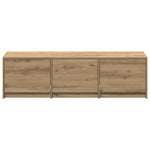 Tv-Skap Med Led-Lamper Kunstnerisk Eik 140 X 34 X 40 Cm