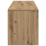 Tv-Skap Med Led-Lamper Kunstnerisk Eik 140 X 34 X 40 Cm