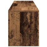 Tv-Skap Med Led-Lamper Med Skuff Gamle Tre 162 X 34 X 40 Cm