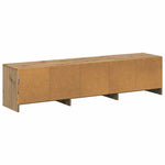 Tv-Skap Med Led-Lamper Kunstnerisk Eik 162 X 34 X 40 Cm