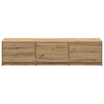 Tv-Skap Med Led-Lamper Kunstnerisk Eik 162 X 34 X 40 Cm