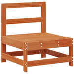 Hage Lounge Sett 6 Pcs Voksbrun Massiv Furu