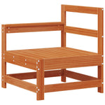 Hage Lounge Sett 6 Pcs Voksbrun Massiv Furu