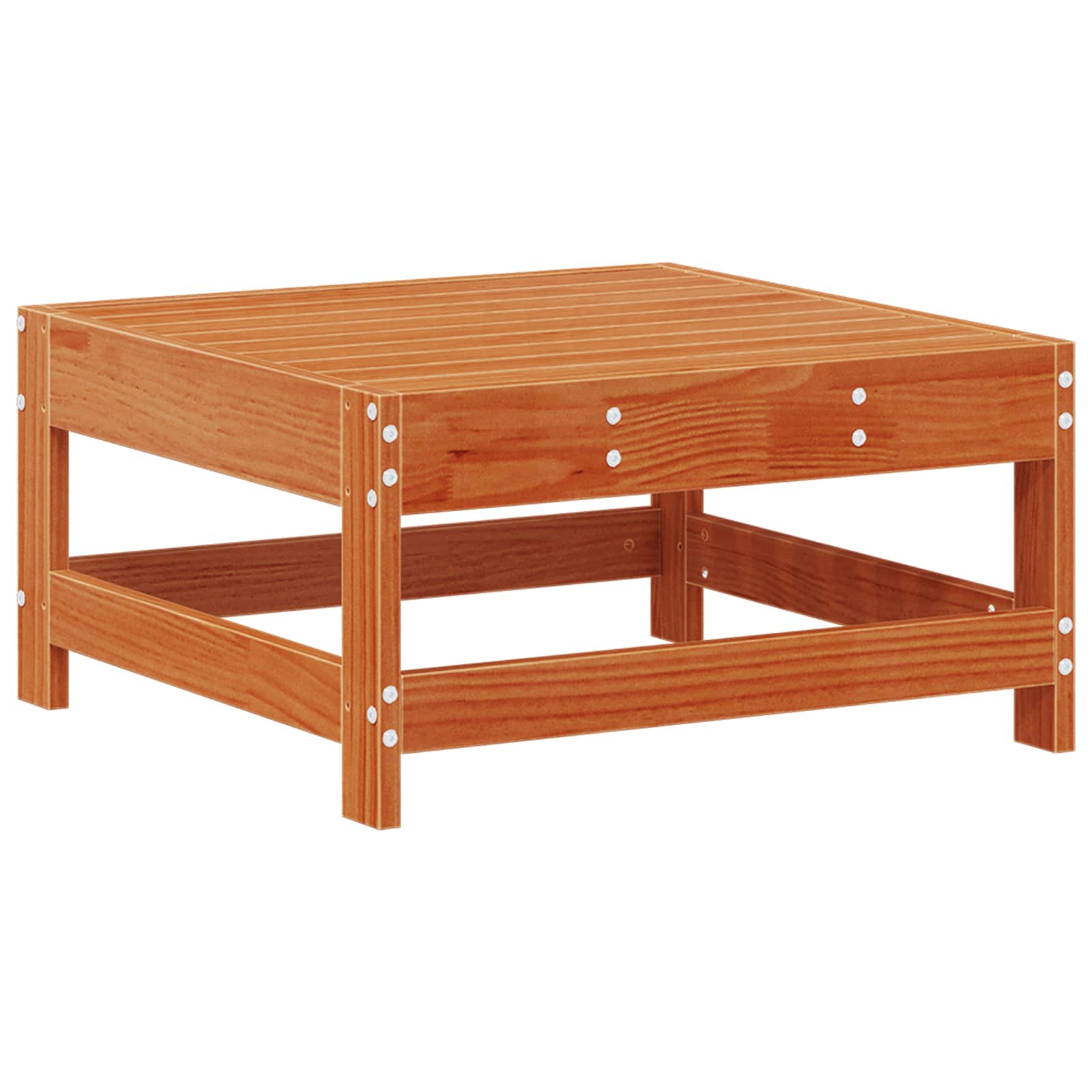 Hage Lounge Sett 6 Pcs Voksbrun Massiv Furu