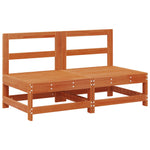 Hage Lounge Sett 6 Pcs Voksbrun Massiv Furu