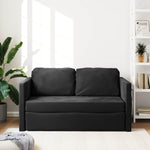 Sammenleggbar Sofa Seng Svart 122 X 70 X 60 Cm Fløyel