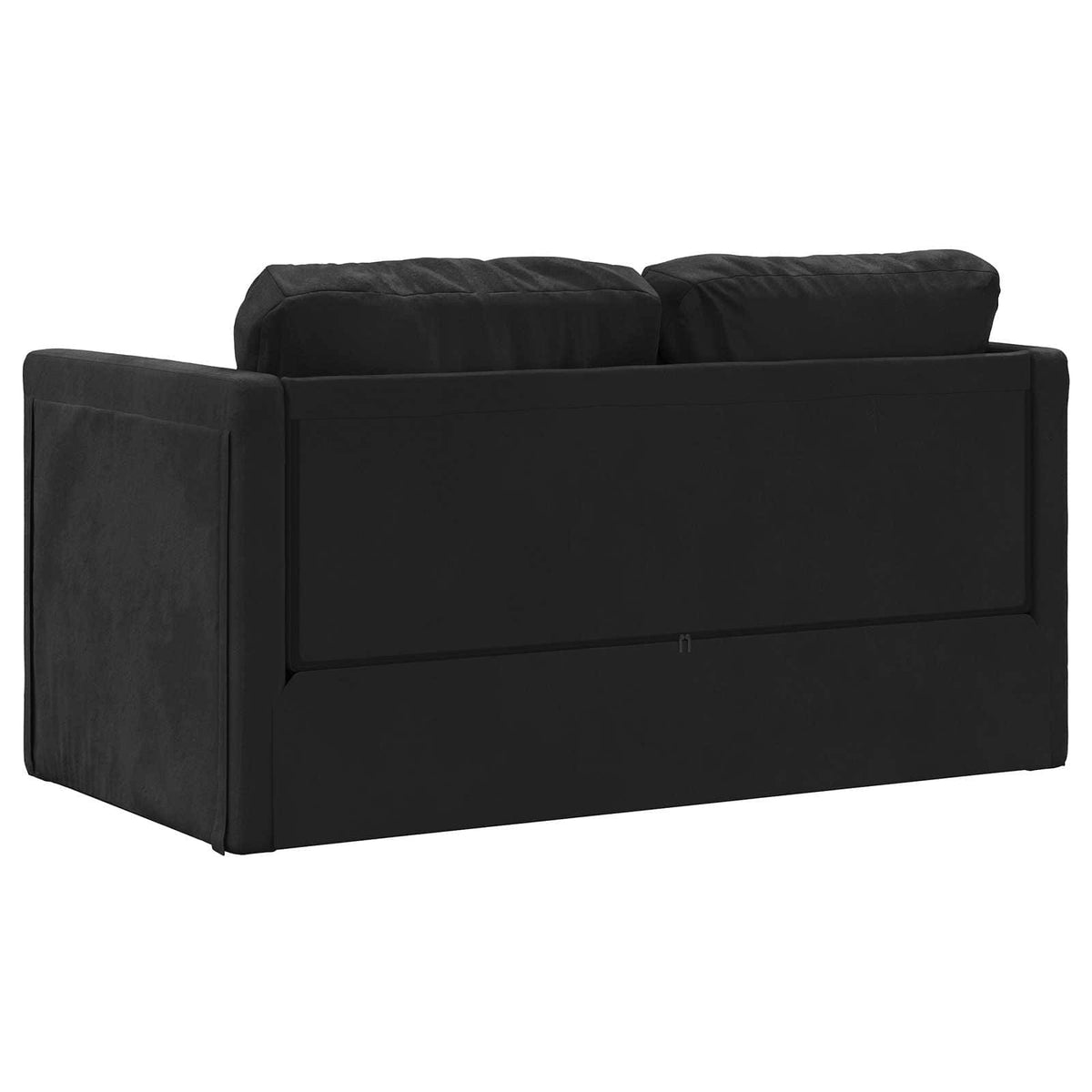 Sammenleggbar Sofa Seng Svart 122 X 70 X 60 Cm Fløyel