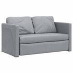 Sammenleggbar Sofa Seng Lysegrå 112 X 60 X 60 Cm Stoff