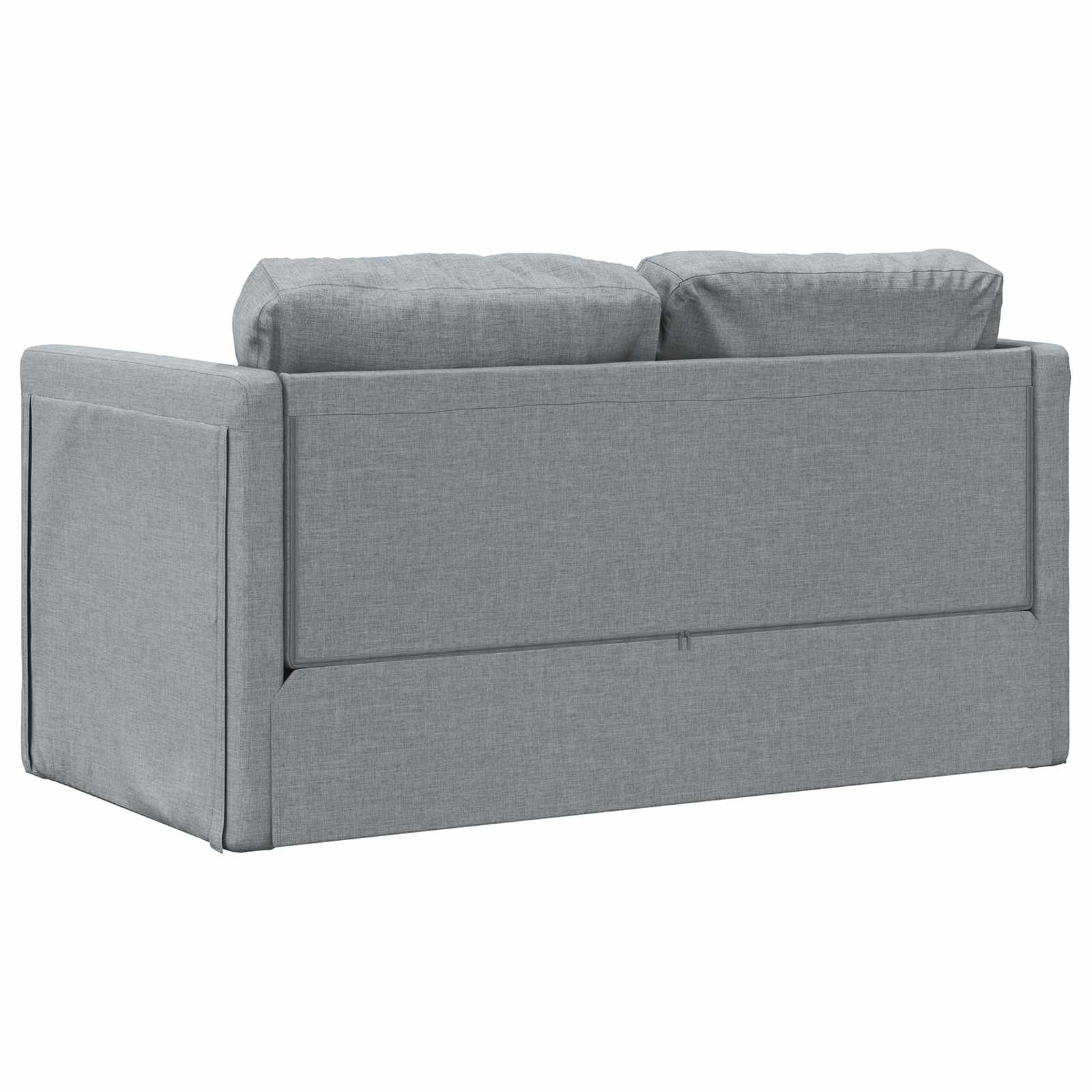 Sammenleggbar Sofa Seng Lysegrå 112 X 60 X 60 Cm Stoff