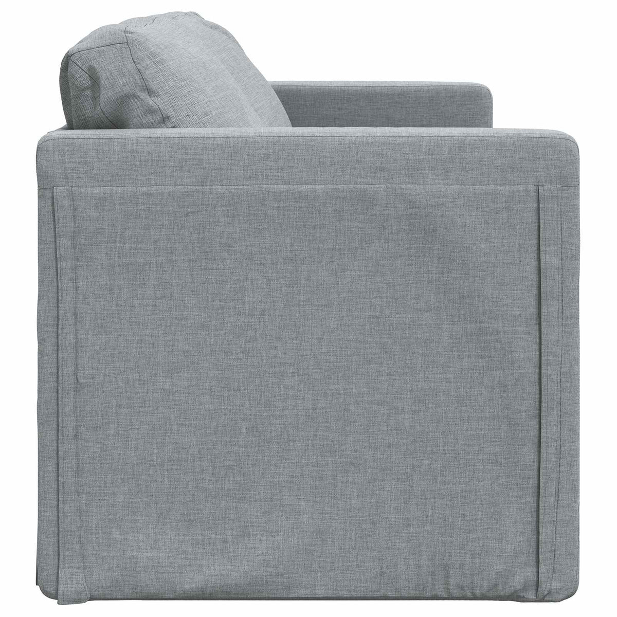 Sammenleggbar Sofa Seng Lysegrå 112 X 60 X 60 Cm Stoff