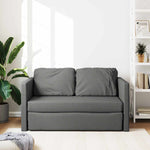 Sammenleggbar Sofa Seng Mørkegrå 112 X 60 X 55 Cm Stoff