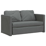 Sammenleggbar Sofa Seng Mørkegrå 112 X 60 X 55 Cm Stoff