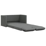 Sammenleggbar Sofa Seng Mørkegrå 112 X 60 X 55 Cm Stoff