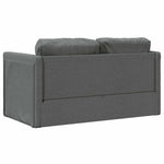 Sammenleggbar Sofa Seng Mørkegrå 112 X 60 X 55 Cm Stoff