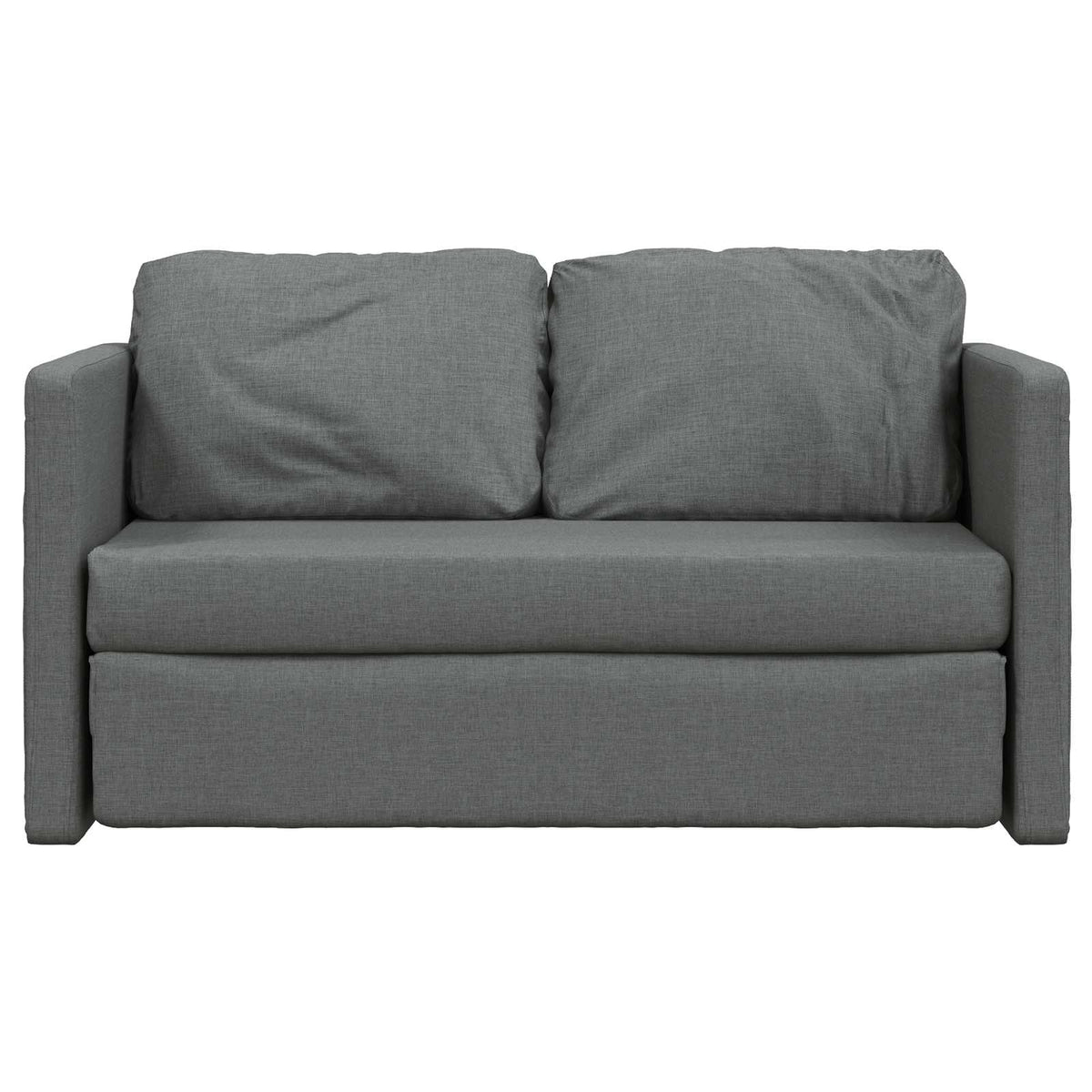 Sammenleggbar Sofa Seng Mørkegrå 112 X 60 X 55 Cm Stoff