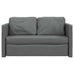 Sammenleggbar Sofa Seng Mørkegrå 112 X 60 X 55 Cm Stoff
