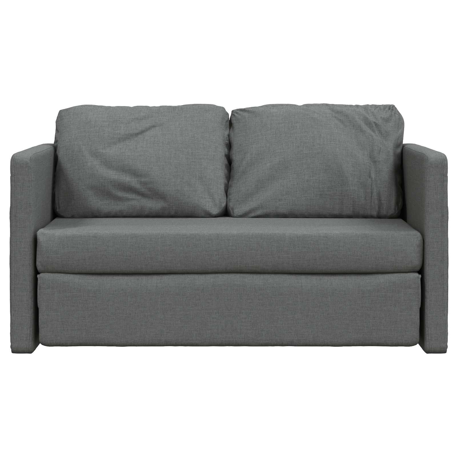 Sammenleggbar Sofa Seng Mørkegrå 112 X 60 X 55 Cm Stoff