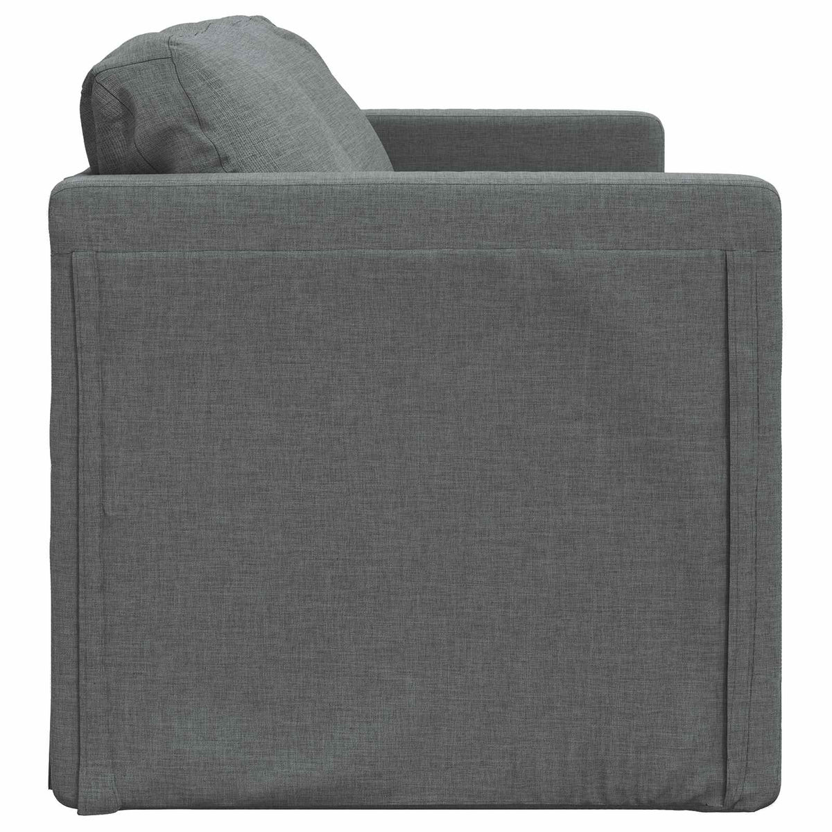 Sammenleggbar Sofa Seng Mørkegrå 112 X 60 X 55 Cm Stoff