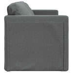 Sammenleggbar Sofa Seng Mørkegrå 112 X 60 X 55 Cm Stoff