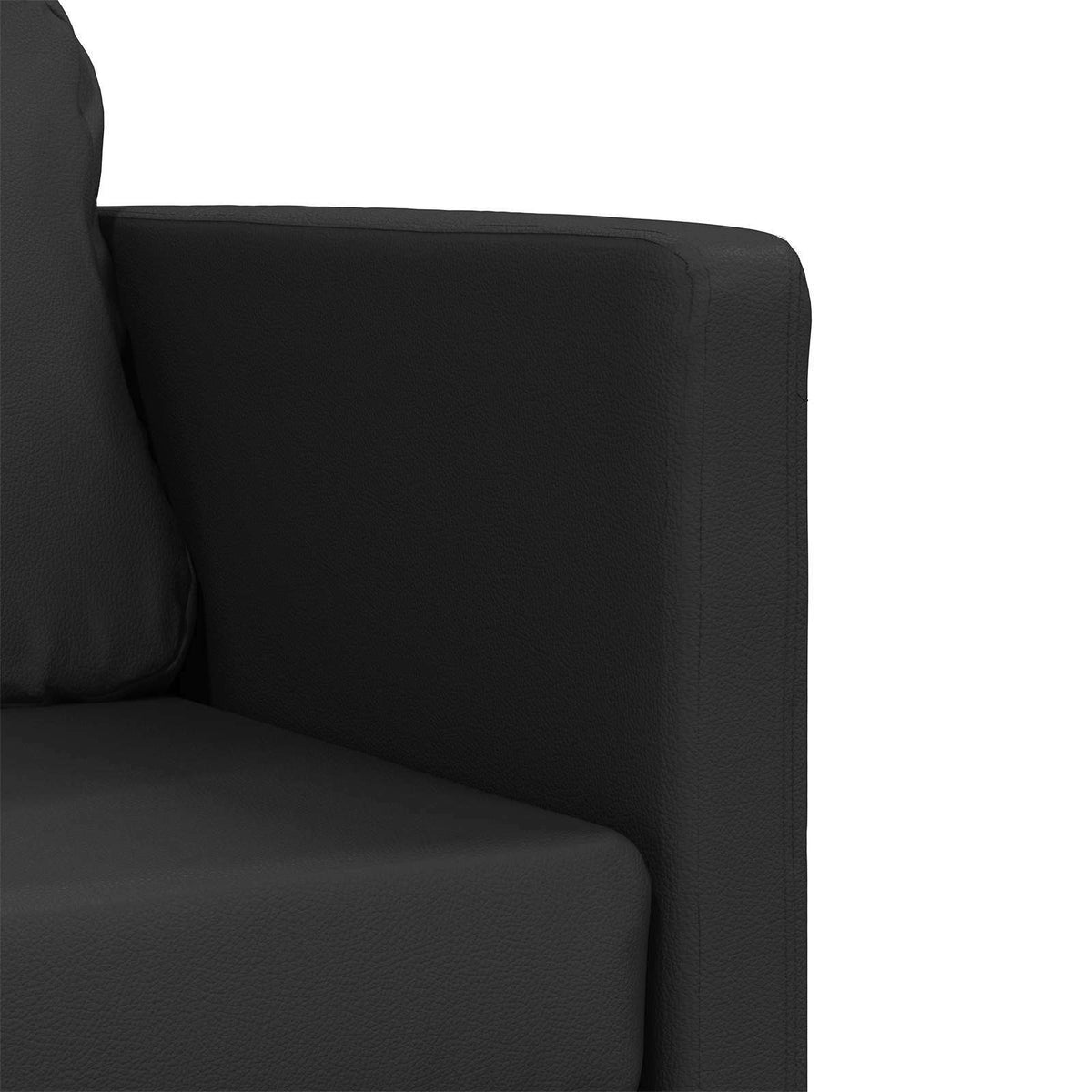 Sammenleggbar Sofa Seng Svart 112 X 60 X 55 Cm Pvc