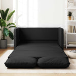 Sammenleggbar Sofa Seng Svart 112 X 60 X 55 Cm Pvc