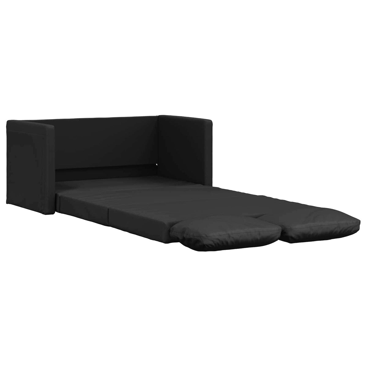 Sammenleggbar Sofa Seng Svart 112 X 60 X 55 Cm Pvc