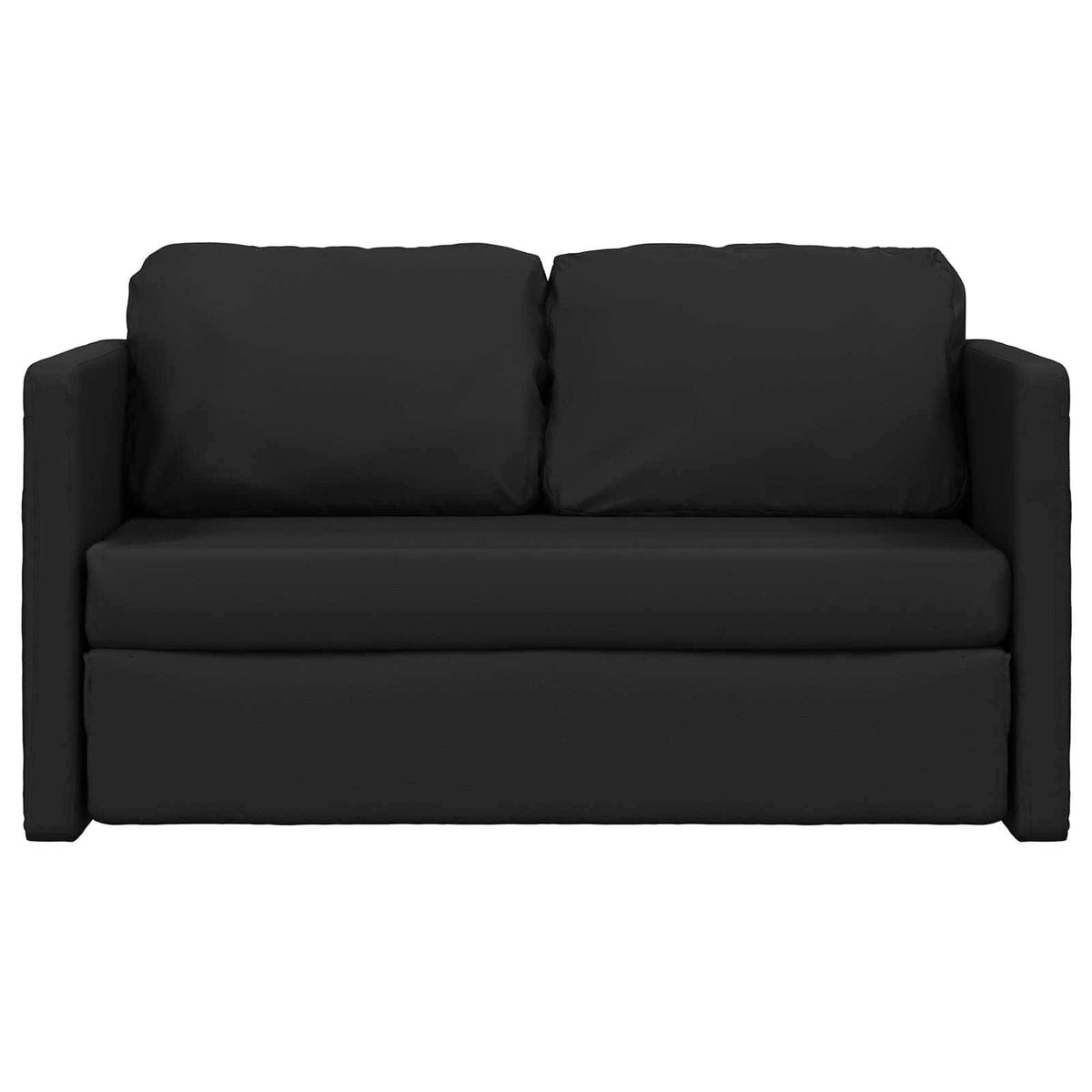 Sammenleggbar Sofa Seng Svart 112 X 60 X 55 Cm Pvc