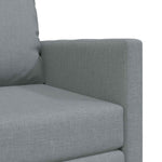 Sammenleggbar Sofa Seng Lysegrå 74 X 77 X 81 Cm Stoff