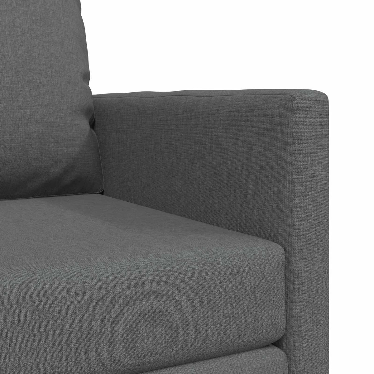 Sammenleggbar Sofa Seng Mørkegrå 74 X 77 X 81 Cm Stoff