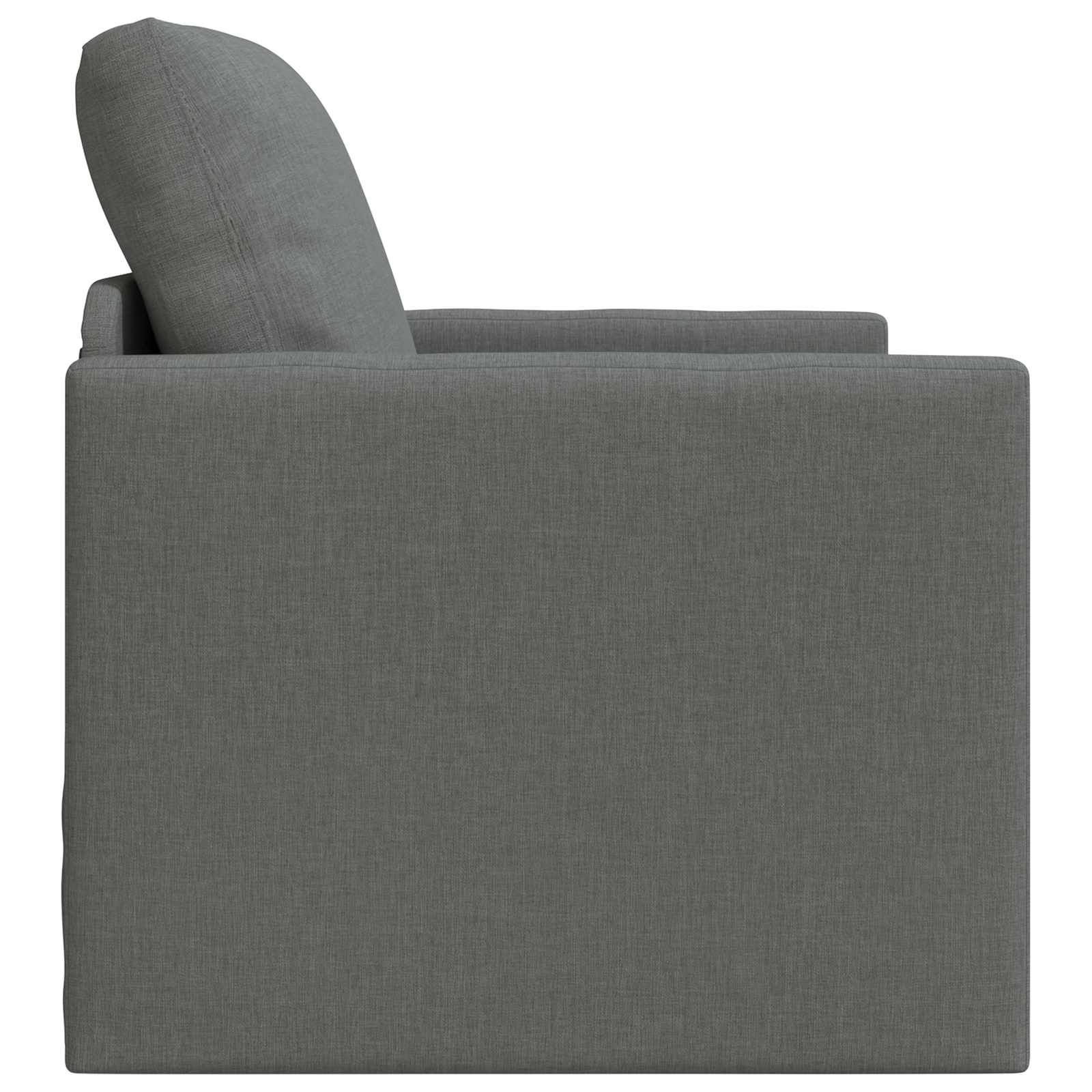Sammenleggbar Sofa Seng Mørkegrå 74 X 77 X 81 Cm Stoff