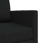 Sammenleggbar Sofa Seng Svart 74 X 77 X 81 Cm Stoff