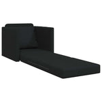 Sammenleggbar Sofa Seng Svart 74 X 77 X 81 Cm Stoff