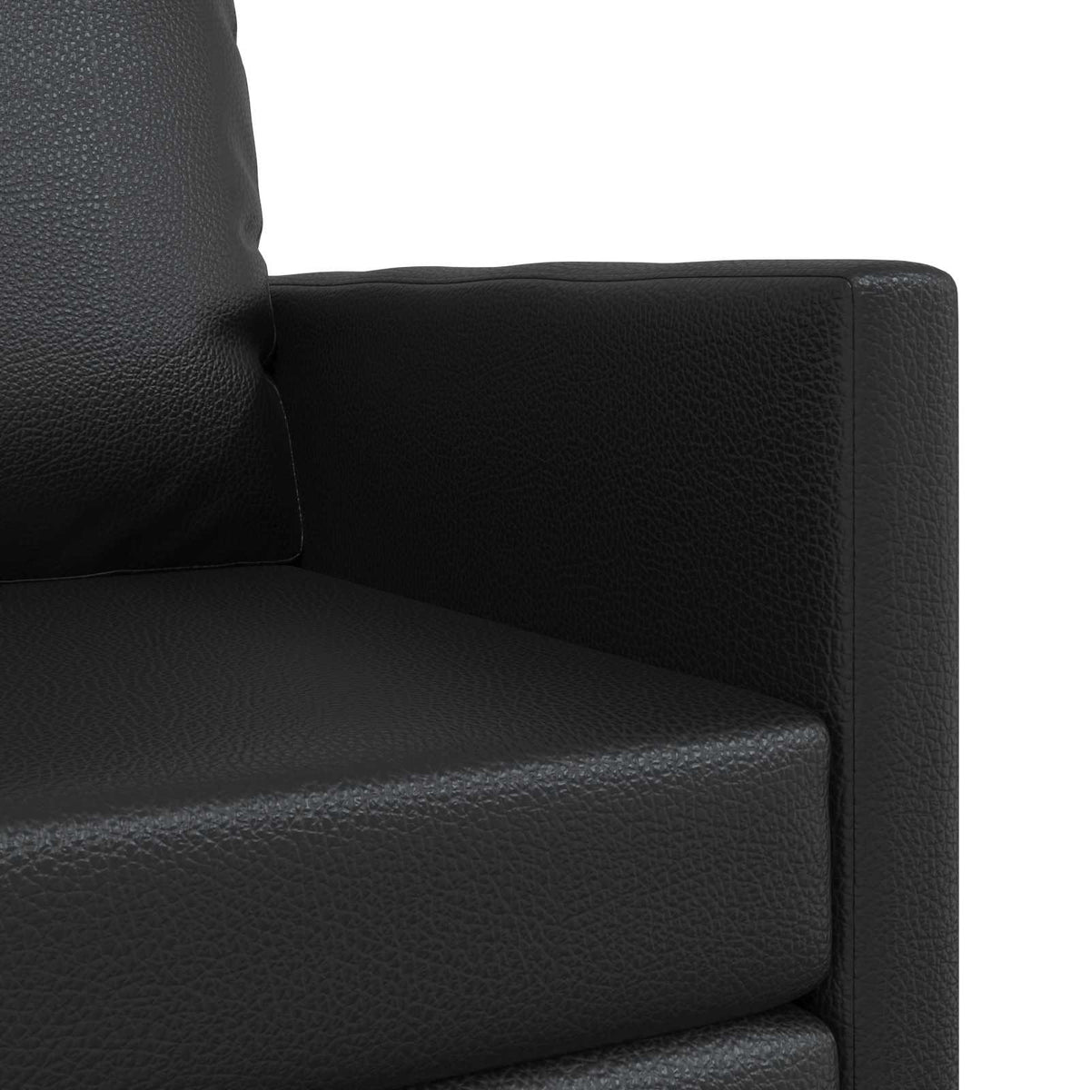 Sammenleggbar Sofa Seng Svart 74 X 77 X 81 Cm Pvc