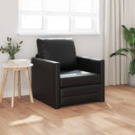 Sammenleggbar Sofa Seng Svart 74 X 77 X 81 Cm Pvc