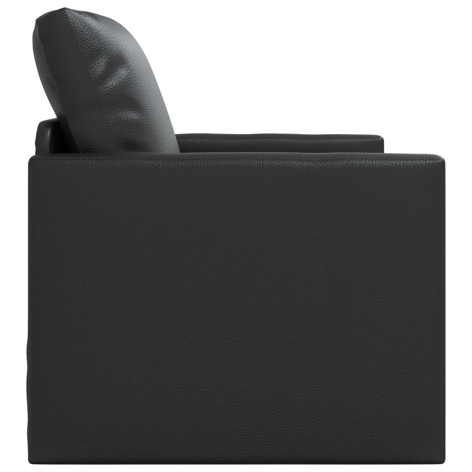 Sammenleggbar Sofa Seng Svart 74 X 77 X 81 Cm Pvc