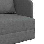 Sammenleggbar Sofa Seng Mørkegrå 65 X 80 X 83 Cm Stoff