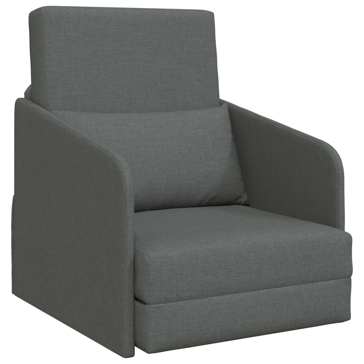 Sammenleggbar Sofa Seng Mørkegrå 65 X 80 X 83 Cm Stoff