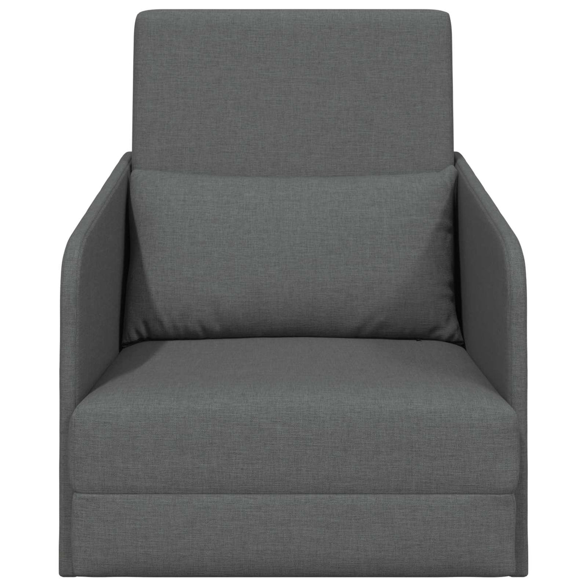 Sammenleggbar Sofa Seng Mørkegrå 65 X 80 X 83 Cm Stoff