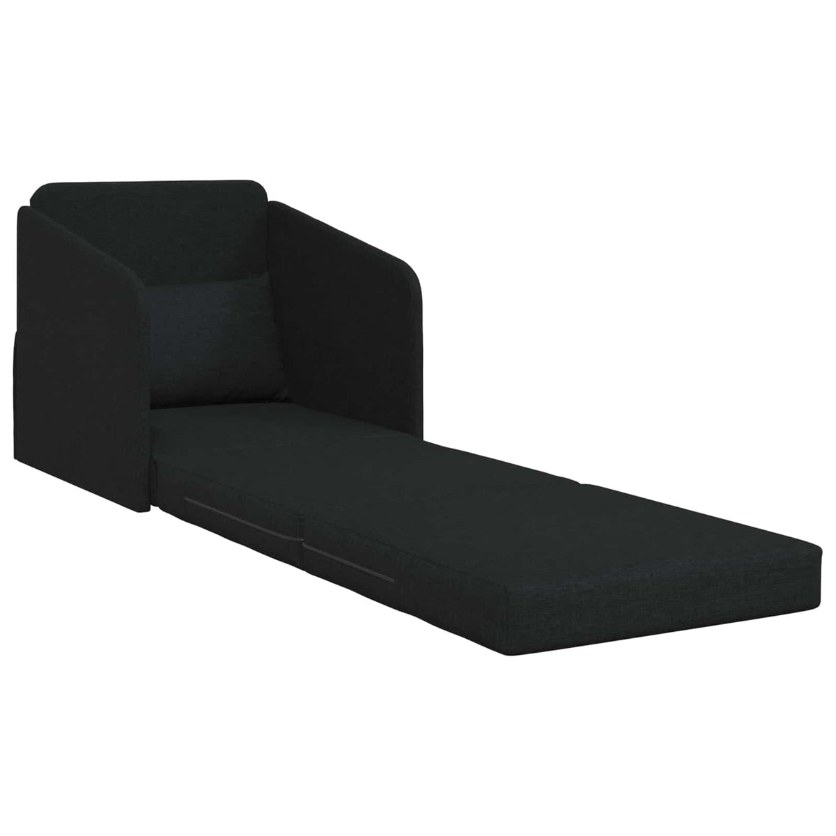 Sammenleggbar Sofa Seng Svart 65 X 80 X 83 Cm Stoff