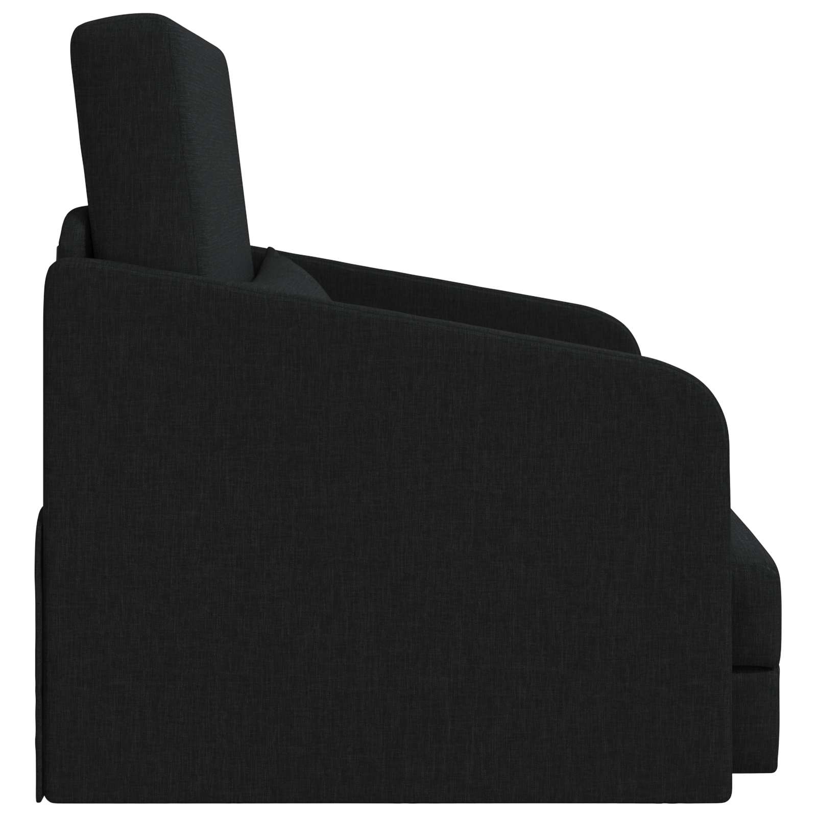 Sammenleggbar Sofa Seng Svart 65 X 80 X 83 Cm Stoff