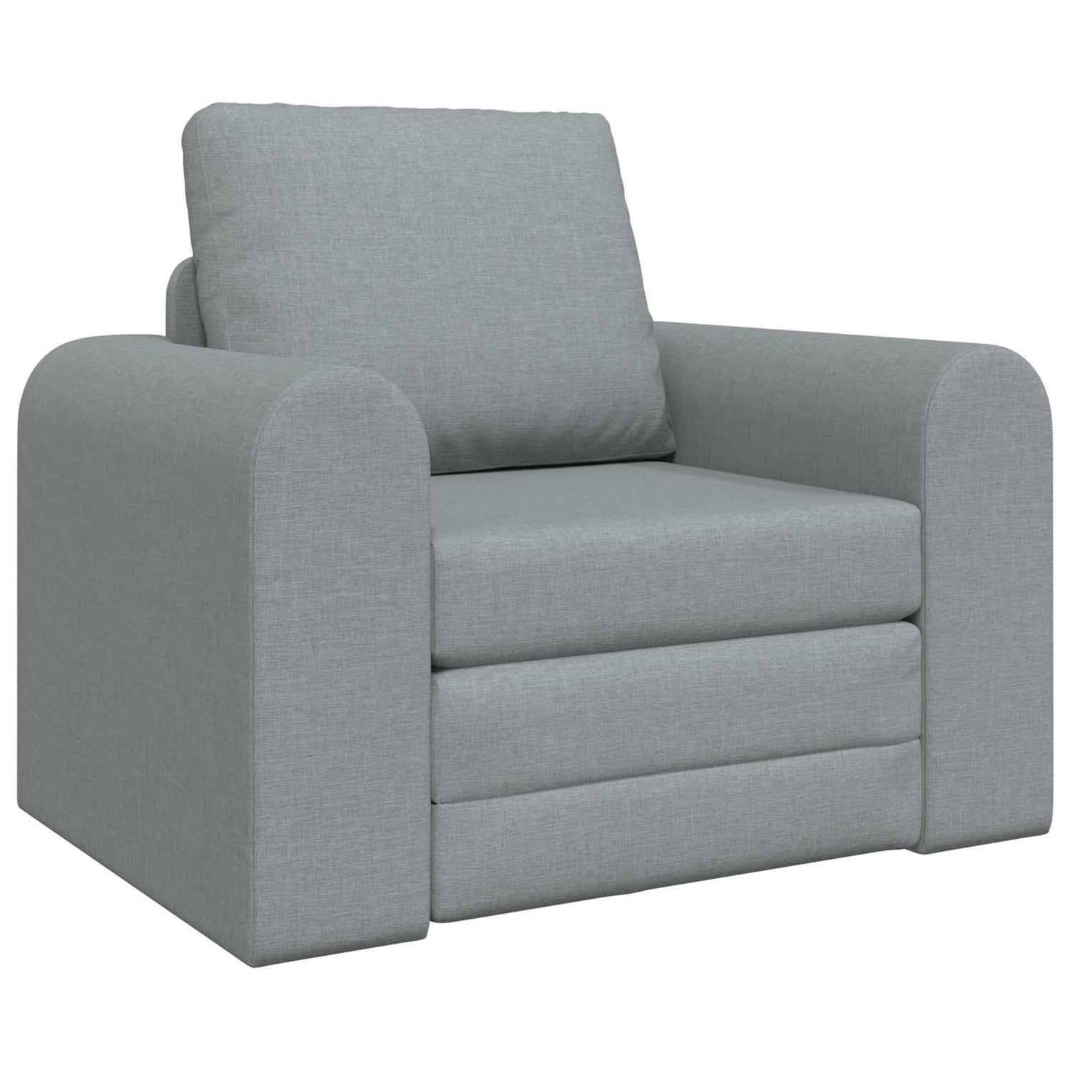 Sammenleggbar Sofa Seng Lysegrå 98 X 71 X 83 Cm Stoff