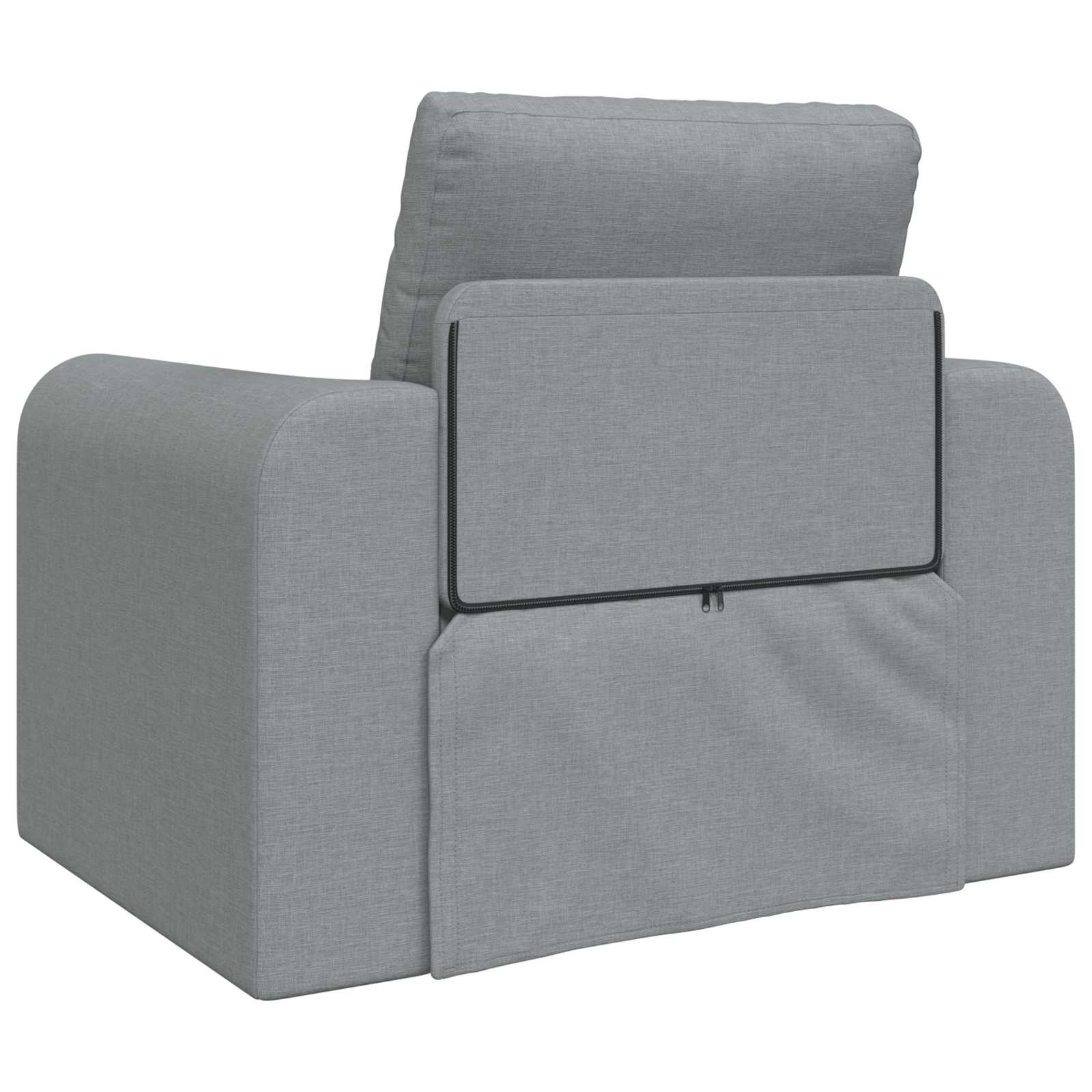 Sammenleggbar Sofa Seng Lysegrå 98 X 71 X 83 Cm Stoff