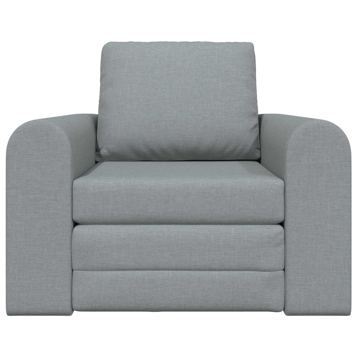 Sammenleggbar Sofa Seng Lysegrå 98 X 71 X 83 Cm Stoff