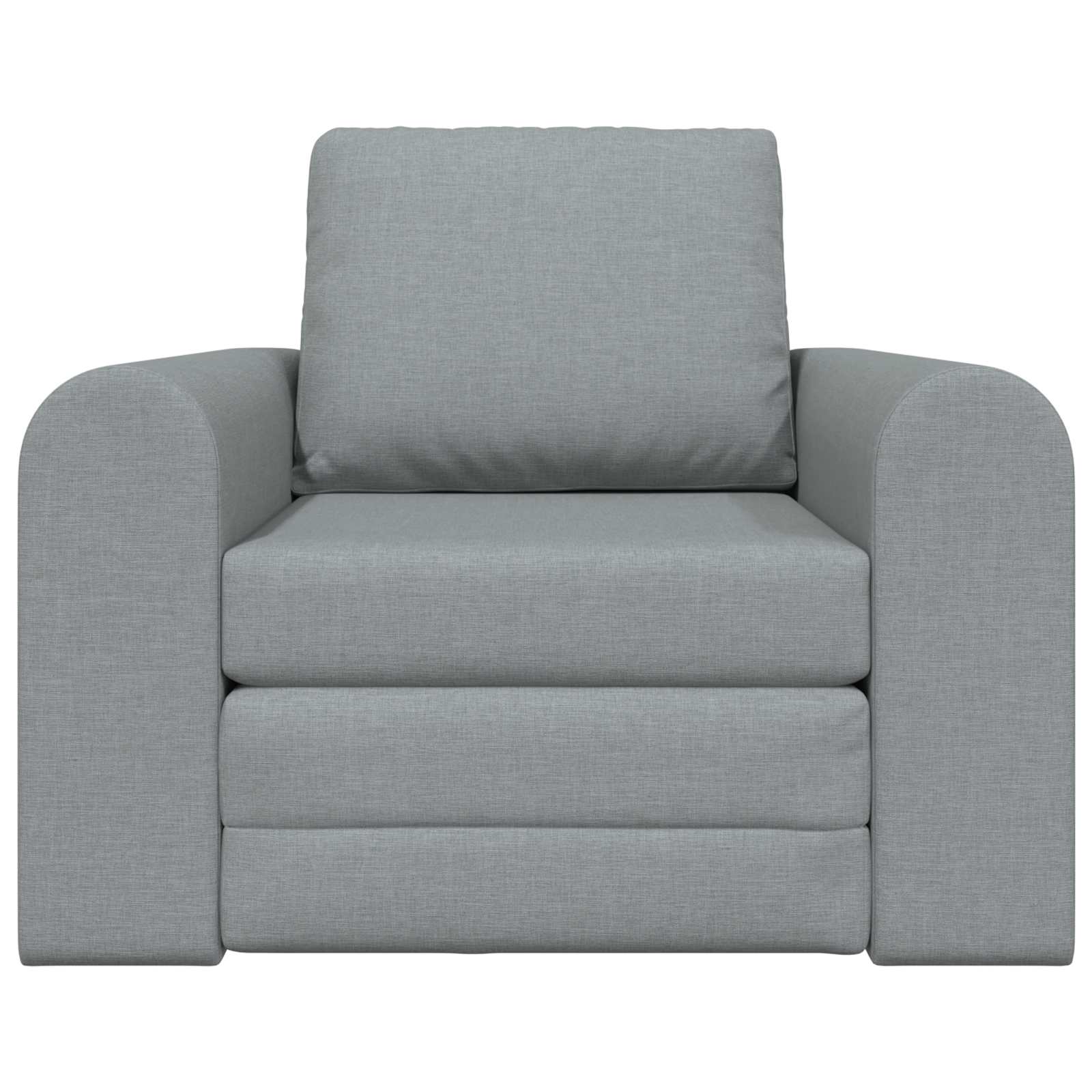 Sammenleggbar Sofa Seng Lysegrå 98 X 71 X 83 Cm Stoff